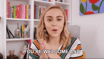 Thank You Very Much GIF by HannahWitton