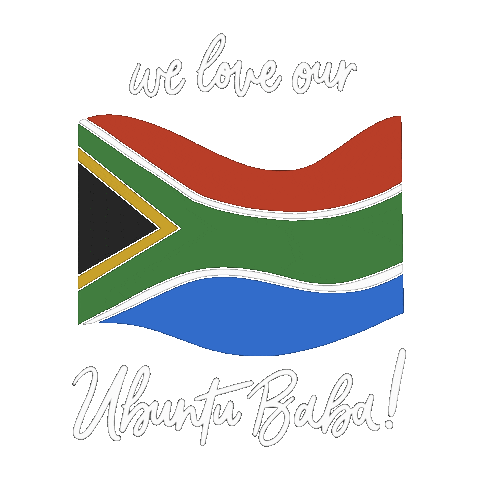 Southafrica Sticker by Ubuntu Baba
