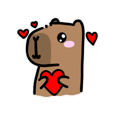 Capybara Sticker