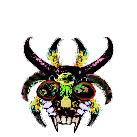 Puerto Rico Vejigante Sticker by MOYOGASH