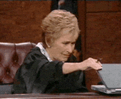 Judge Judy Computer GIF