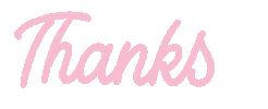 Fashion Thanks Sticker