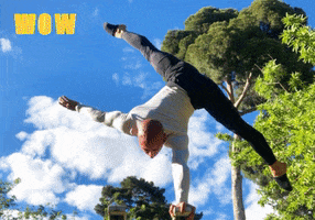 juggling get upside down GIF by Handstand Day