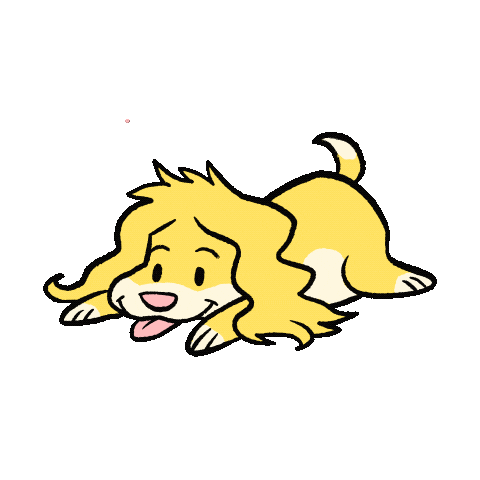 Dog Puppy Sticker by Tripleta Studio