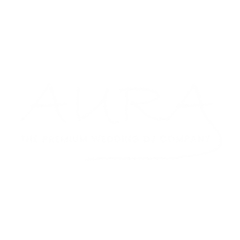 Logo Whitelogo Sticker by AURA Wedding DJs