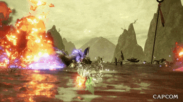 Video Game Fire GIF by CAPCOM