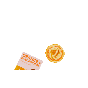 Orange Bunt Sticker by velvety.naturkosmetik