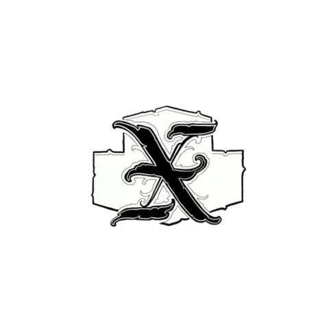 X Badge Sticker by FRED FLITZEFUSS