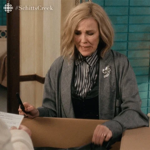 schitts creek fashion GIF by CBC