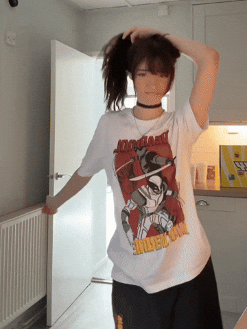 Beautiful Girl Flirting GIF