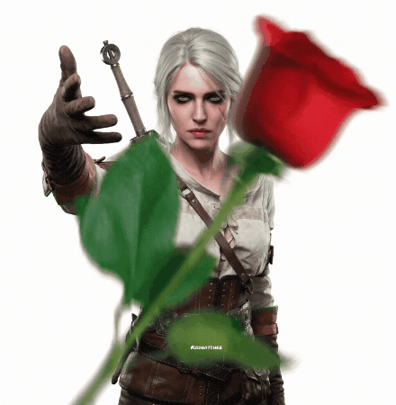 The Witcher Flower GIF