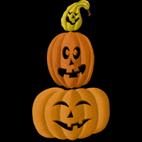 bouncing pumpkins animated clipart