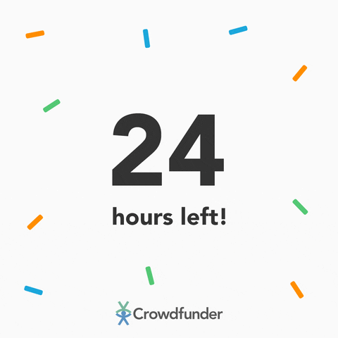 CrowdfunderUK support countdown crowdfunding fundraising GIF