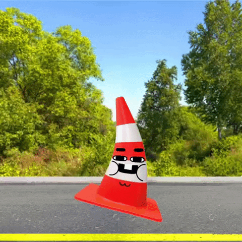 surprised run over GIF by Bubble Punk