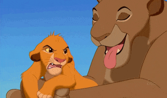 the lion king lick GIF