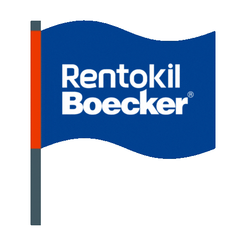 Flag Pest Control Sticker by Rentokil Boecker