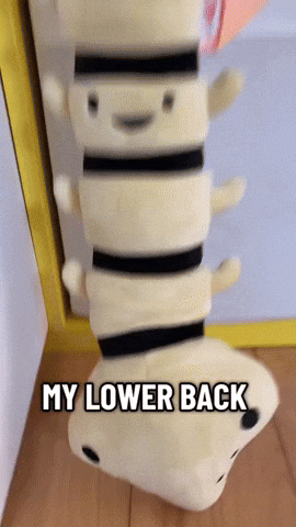 Bones Back Hurts GIF by I Heart Guts