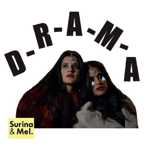Melanie Chandra Crying Sticker by Surina & Mel.