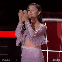 Ariana Grande Wow GIF by The Voice
