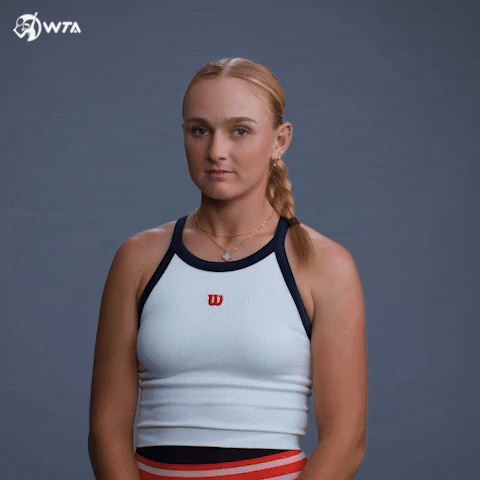 Tennis Eye Roll GIF by WTA