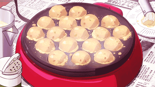 Resultado de imagen para takoyaki gif