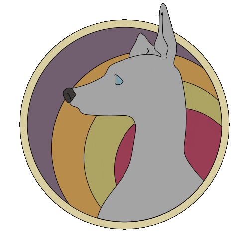Hound Dog Sticker