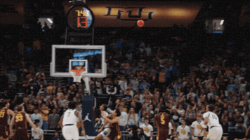 Dunk Marquette Basketball GIF by Marquette Athletics