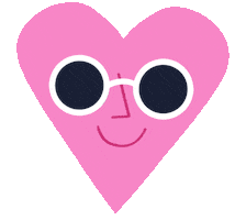 Happy Heart Sticker by Bett Norris