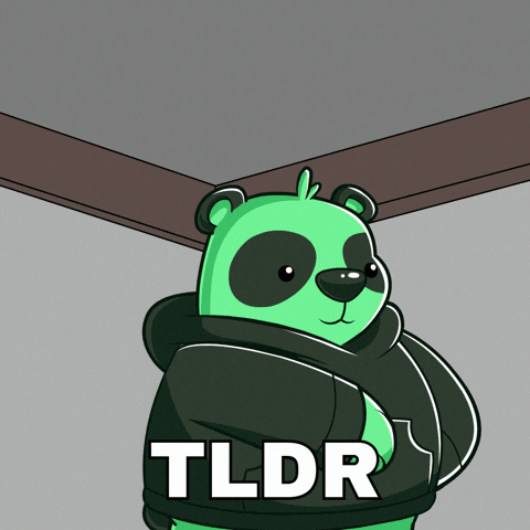 Panda Didnt Read GIF by SuperVerse