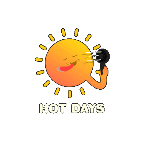 Melting Summer Heat Sticker