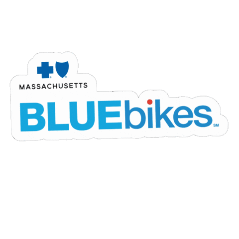 Bluebikes Sticker by Blue Cross Blue Shield of Massachusetts