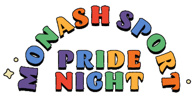 Pride Night Sticker by Monash Sport