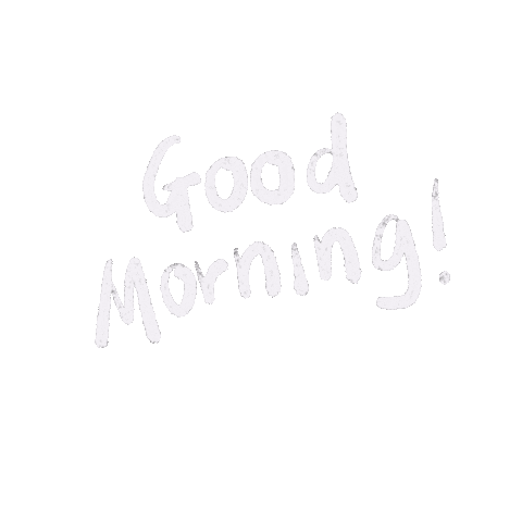 Good Morning Sticker