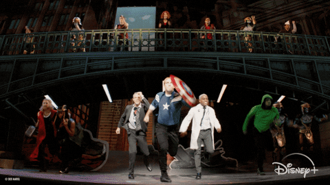 Captain America Dance GIF by Marvel Studios - Find & Share on GIPHY