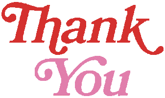 thanks thank you Sticker by ban.do