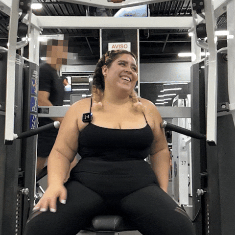 Work Out Smile GIF