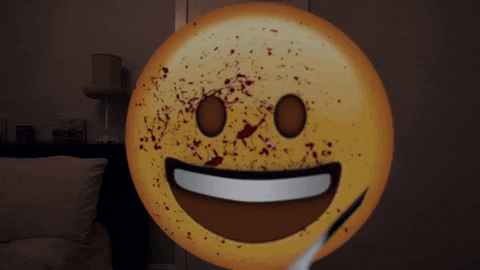 Scared Smiley Gif GIFs