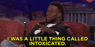 drunk kevin hart GIF by Team Coco