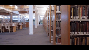library GIF by Linfield College