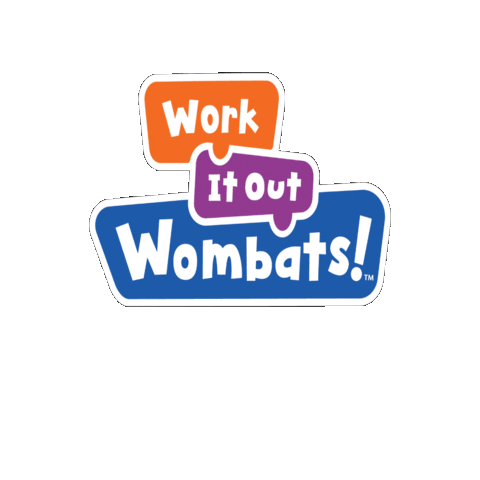 Work It Out Wombats! Sticker