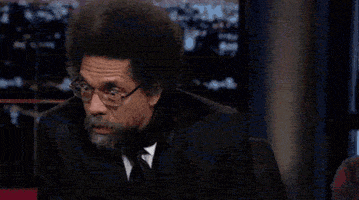 surprised cornell west GIF