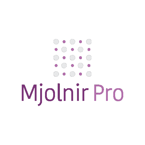 Mjolnir Sticker by Adoxy