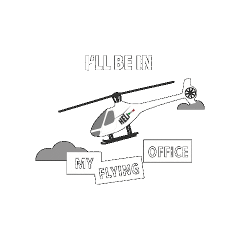 Helicopter Sticker by Heli NRW