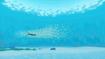 Water Swimming GIF by Giant Squid
