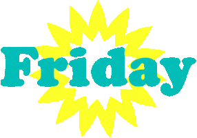 Friday Fri-Yay Sticker