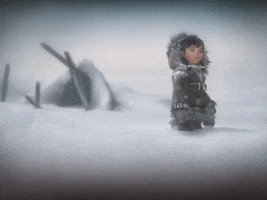 fox snow GIF by Never Alone