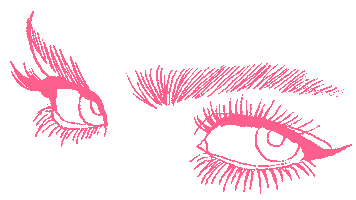 Pink Eyes Sticker