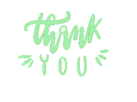 Thanks Calligraphy Sticker