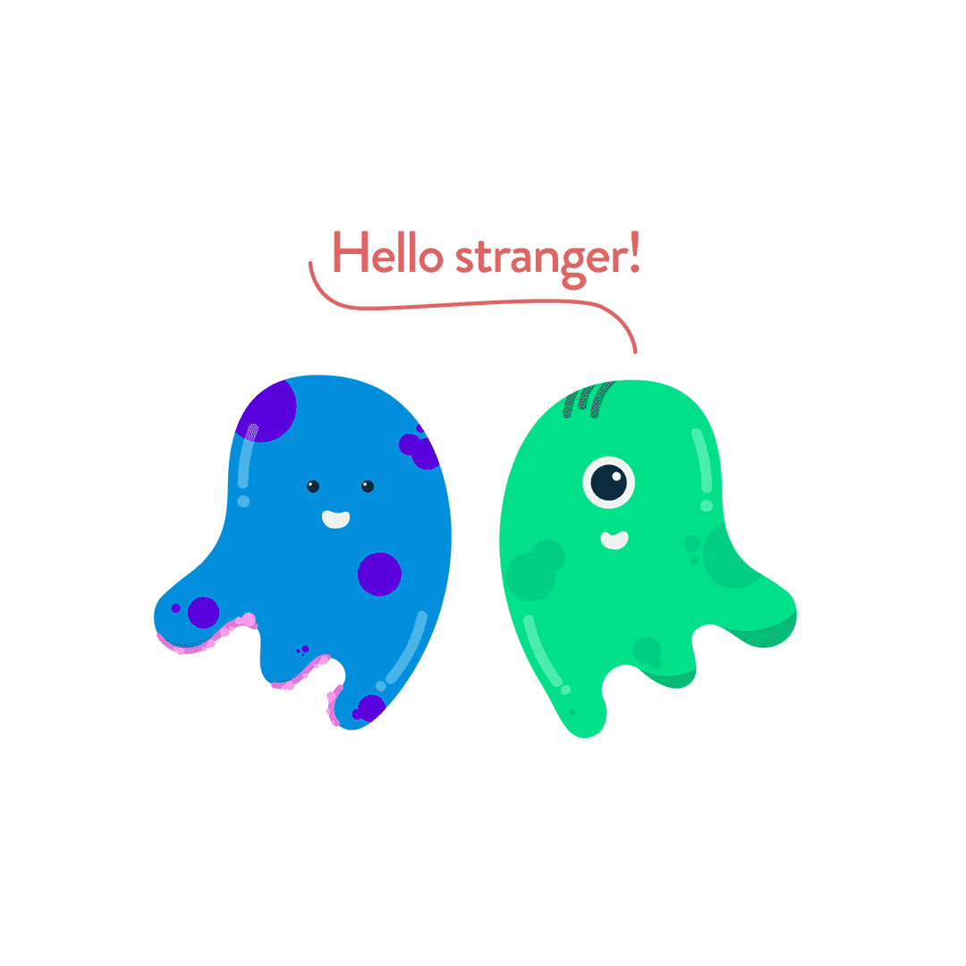 Monster Ghost Sticker by Ale from yellowmarketapp