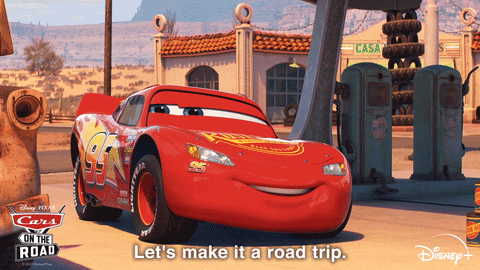 Excited Road Trip GIF by Disney+ - Find & Share on GIPHY